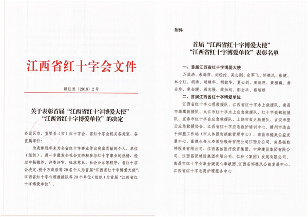 仁和集團(tuán)喜獲首屆江西省紅十字博愛單位榮譽(yù)_副本.jpg